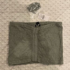 American Eagle strapless cropped tank